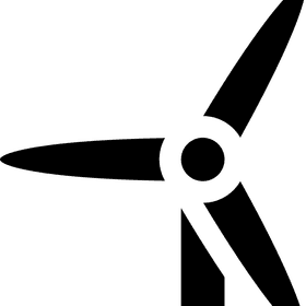 Wind Turbine Energy Production in Action PNG