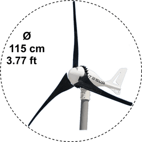 Efficient Wind Turbine for Renewable Energy Production PNG