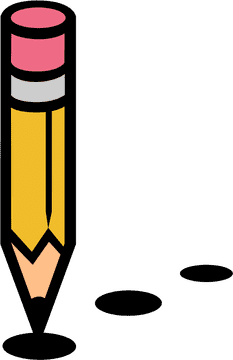 Vibrant Pencil Case for Creative Students PNG