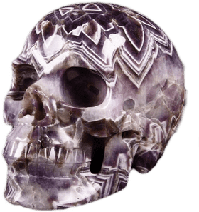 Amethyst Gem Skull A Mystical Elegance PNG