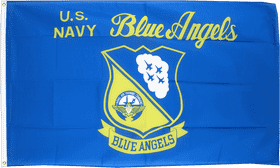 U S Navy Blue Angels Flag Design PNG