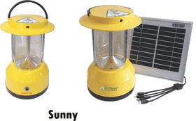 Sunny Solar Panel Lantern System PNG