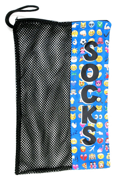 Colorful Emoji Design Shopping Bag for Socks PNG