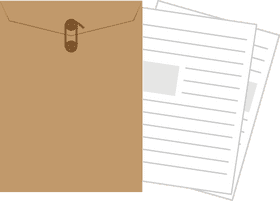 Secure Storage for Envelope Mail Documents PNG