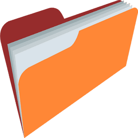 Colorful Document Organizer Folder PNG