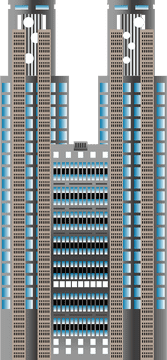 Urban Skyline Build Masterpiece PNG