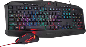 Illuminated Gaming Keyboard with RGB Lighting PNG