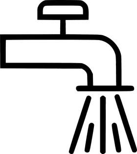 Bathroom Elegance A Modern Faucet Design PNG