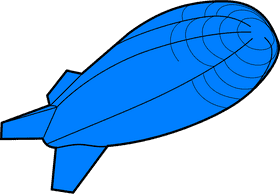 Blue Sky Airship Adventure PNG