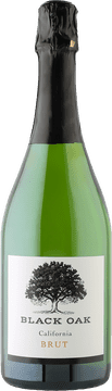Elegant Black Oak Sparkling Bottle PNG