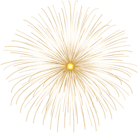 Radiant Firework Sparkler Celebration PNG