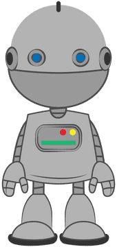 Friendly Helper Robot Companion PNG