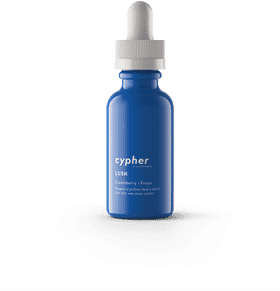 Lush Cypher Creamberry Flavor Bottle PNG