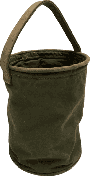 Durable Canvas Popcorn Bucket for Movie Nights PNG