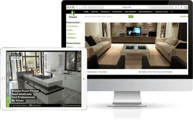 Modern Tranquility A Library Interior Retreat PNG