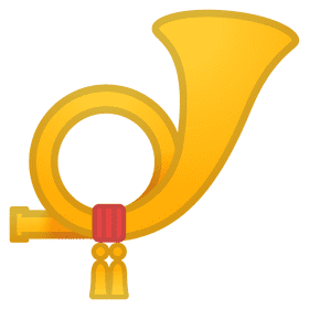 Vibrant Celebration with a Party Horn PNG