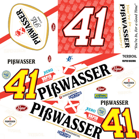 Retro Racing Auto Part Design Theme PNG