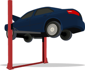 Auto Part Lift for Easy Maintenance Access PNG