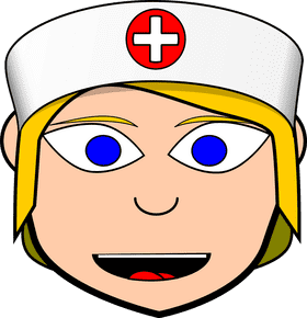 Cheerful Nurse with Caring Spirit PNG