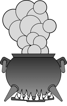 Classic Boiling Pot Cookware Collection PNG