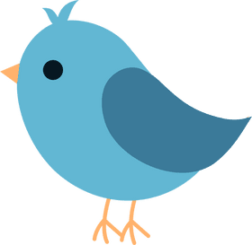 Charming Bluebird with Playful Curly Crest PNG