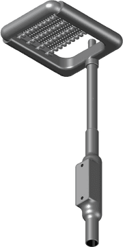 Modern Bathroom Showerhead with Adjustable Settings PNG