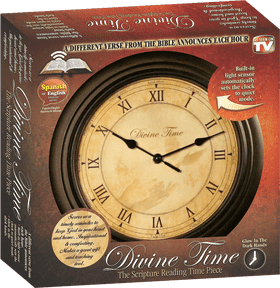 Divine Time The Scripture Reading Clock PNG
