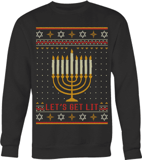 Hanukkah Celebration Let's Get Lit! PNG