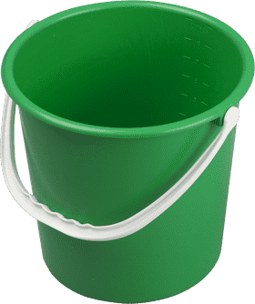 Vibrant Green Popcorn Bucket for Movie Nights PNG