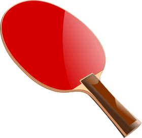 Vibrant Red Tennis Racket for Exciting Matches PNG