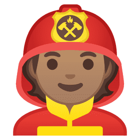 Brave Firefighter Ready to Rescue PNG