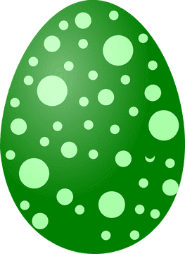 Easter Fun with Polka Dot Eggs PNG