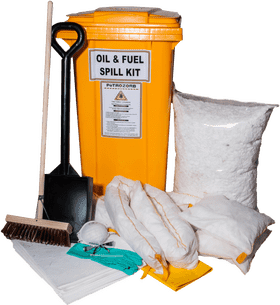 Recycling Bin for Oil and Fuel Spill Cleanup PNG