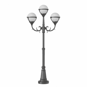 Elegant Street Lamp and Light Showcase PNG