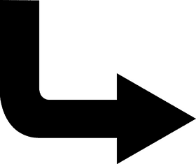 Arrow of Direction Pointing the Way Forward PNG