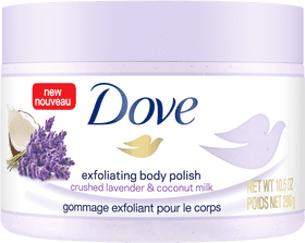 Lavender Coconut Soap Exfoliating Body Polish PNG