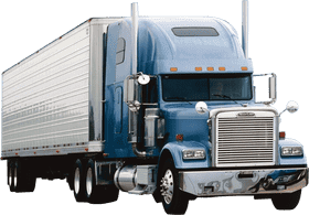 Reliable Blue Delivery Truck for Efficient Transport PNG