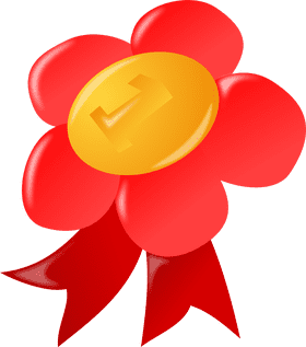 Radiant Ribbon Achievement Medal PNG