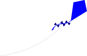 Blue Sky Kite Adventure PNG