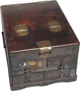 Ancient Medicine Chest of Remedies PNG