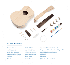DIY Ukulele Kit Craft Your Own Musical Instrument PNG