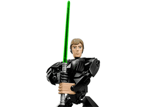 Lego Jedi Knight with Green Lightsaber PNG