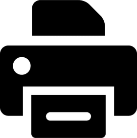 Print Button Icon for Quick Access PNG