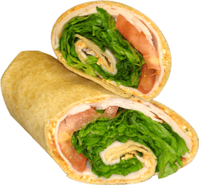 Fresh Fast Food Wrap Delight PNG