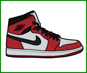 Air Force Style Iconic Sneakers Tribute PNG