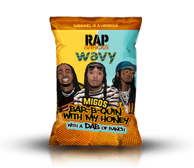 Wavy Rap Snack Flavors Migos Edition PNG