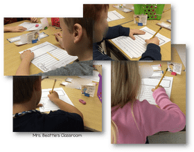 Creative Notebook Writing in Mrs Beattie's Classroom PNG