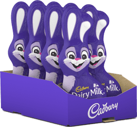 Bunny Box of Cadbury Dairy Milk Delights PNG