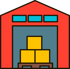 Warehouse of Abundant Supply and Storage PNG