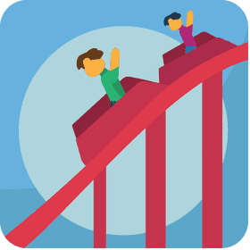 Paint Roller Adventure on a Wild Ride PNG